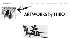 Desktop Screenshot of hiro-artist.com