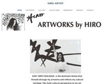 Tablet Screenshot of hiro-artist.com